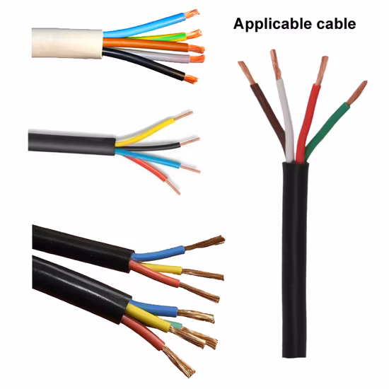 Автоматическая машина для резки и зачистки многожильного провода для оборудования для зачистки внешней и внутренней оболочки кабеля.