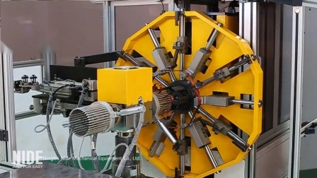 Автоматическая машина для обмотки статора генератора переменного тока для автомобильных двигателей